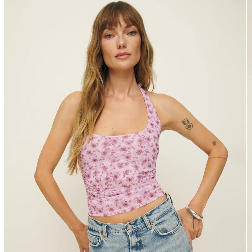 Reformation Molly Knit Top - Rosita
